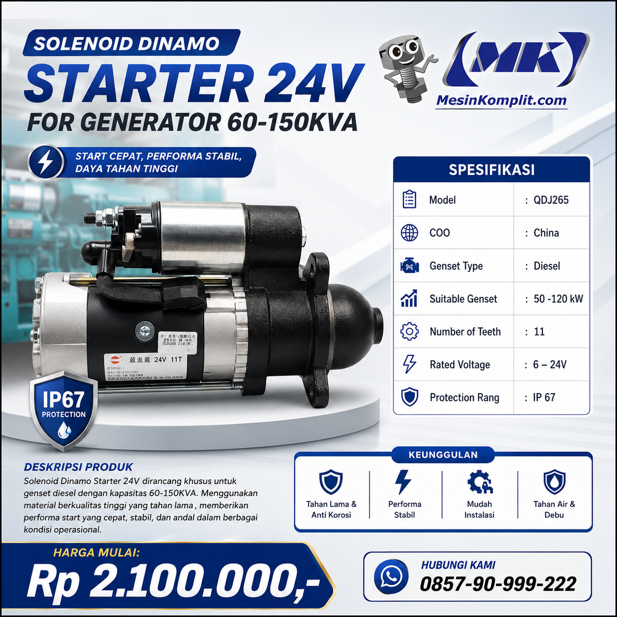 Solenoid Dinamo Starter 2...